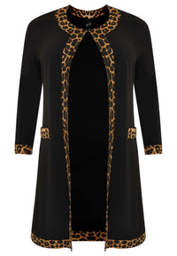 Cardigan leopard / uni DOLCE - black - #4