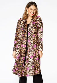 Cardigan pleated LEO ROSE - brown - #2