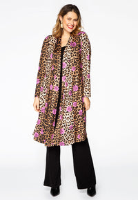 Cardigan pleated LEO ROSE - brown - #1