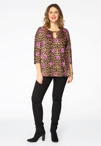 Shirt relax LEO ROSE - brown - #1