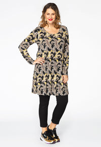 Tunic wide bottom PLUME - black - #1