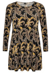 Tunic wide bottom PLUME - black - #4