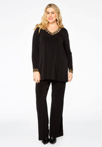 Tunic flare leopard/uni DOLCE - black - #2