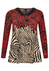 Tunic flare LEO TIGER - red - #4