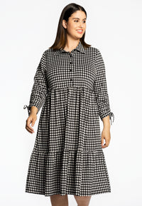 Dress pied de poule dolce - black - #2