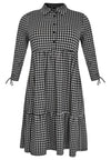 Dress pied de poule dolce - black - #4
