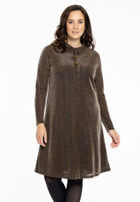 Dress poloneck LUREX - black - #2
