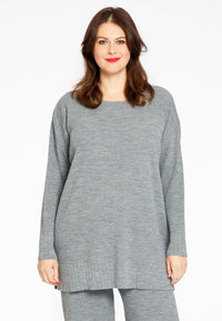 Pullover wide rib LOUNGE - grey - #2