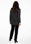 Cardigan short SPOTS - black - #3