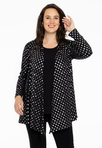Cardigan short SPOTS - black - #2