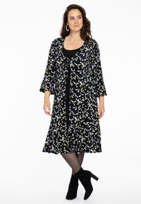 Cardigan ruffled DAISY - black - #2