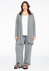 Cardigan rib LOUNGE - grey - #1