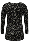 Tunic flare CIRCLES - black - #5
