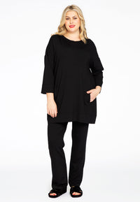 Shirt wide LOUNGE - black - #2