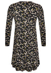 Dress frilled bottom DAISY - black - #5