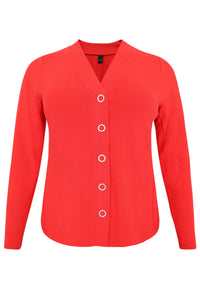 Cardigan DIAGONAL - red - #4