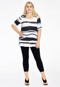 Tunic A-line CHAINS - black - #1