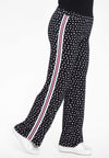 Trousers long SPRINKLE stripe - black