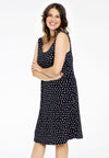 Dress sleeveless SPRINKLE - black