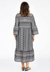 Dress ruffled sleeve BATISTE - white - #3
