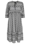 Dress ruffled sleeve BATISTE - white - #4