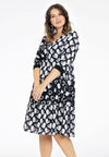 Dress frill HEARTS - black