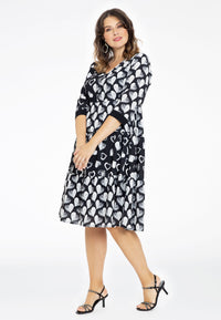 Dress frill HEARTS - black - #1
