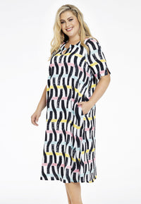 Dress A-line BRUSH - ecru - #2