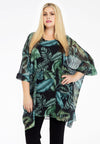 Tunic square TROPICOOL - black
