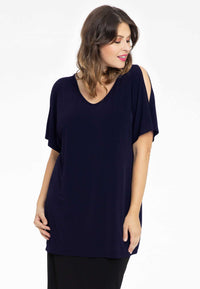 Shirt cold shoulder DOLCE - blue - #2