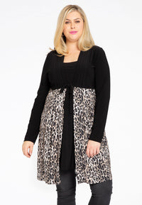 Cardigan bow LEOPARD - brown - #2