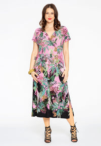 Midi-dress WILDERNESS - pink - #1