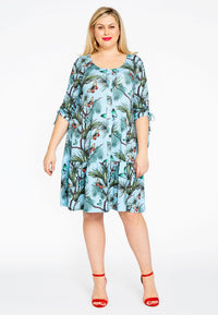 Dress frill PAPILLON - blue - #1