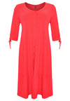 Dress frill long DOLCE - red - #4