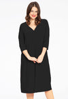 Pleated dress DOLCE - black
