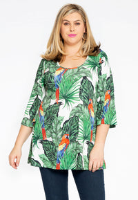Tunic flare PARROT - ecru - #2