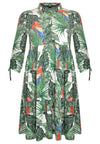 Dress ruffled PARROT - ecru - #4