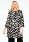 Tunic wide bottom WILLOW - black