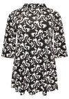 Tunic wide bottom WILLOW - black - #4
