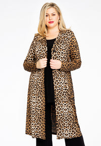 Long blazer LEOPARD - brown - #2