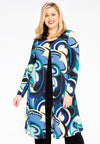 Cardigan A-line FUNK - black