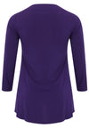 Cardigan with buttons DOLCE - purple - #4
