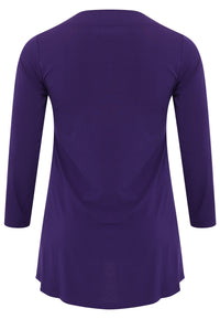 Cardigan with buttons DOLCE - purple - #4