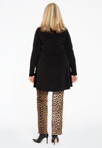 Tunic wide bottom sequins LEOPARD - black - #3