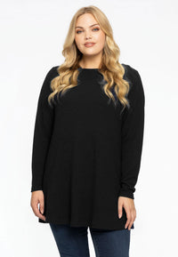 Tunic flare boat neck BUBLÉ - black - #2