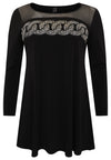 Tunic wide bottom chain - black - #4