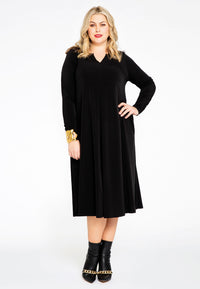Pleated dress DOLCE - black - #1