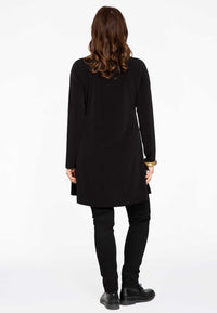 Tunic wide bottom knot detail DOLCE - black - #3