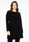 Tunic wide bottom knot detail DOLCE - black - #1