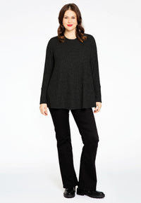 Pullover A-line RIB - black - #2
